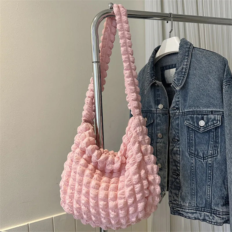 Crossbody Bag With Pleated