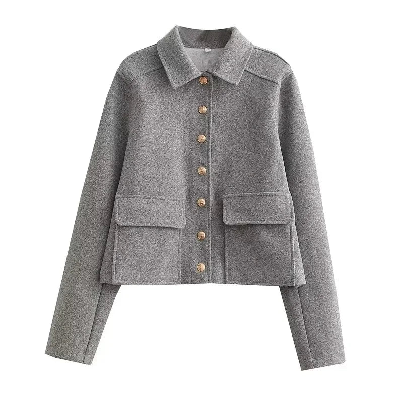 Women's Aviator Black Jacket