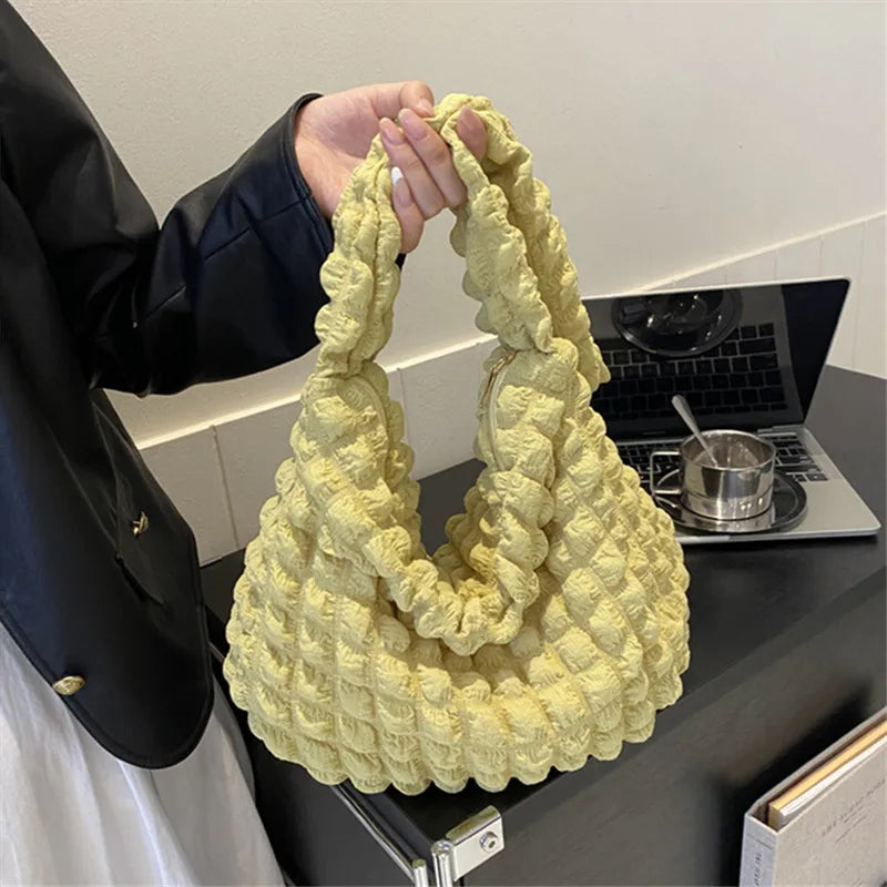 Crossbody Bag With Pleated