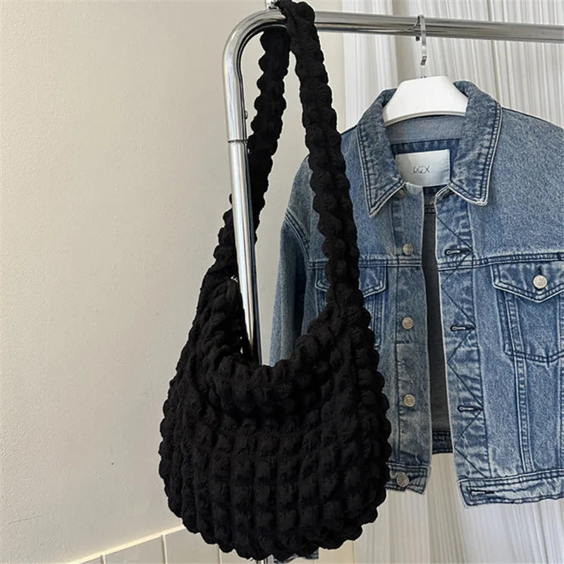 Crossbody Bag With Pleated